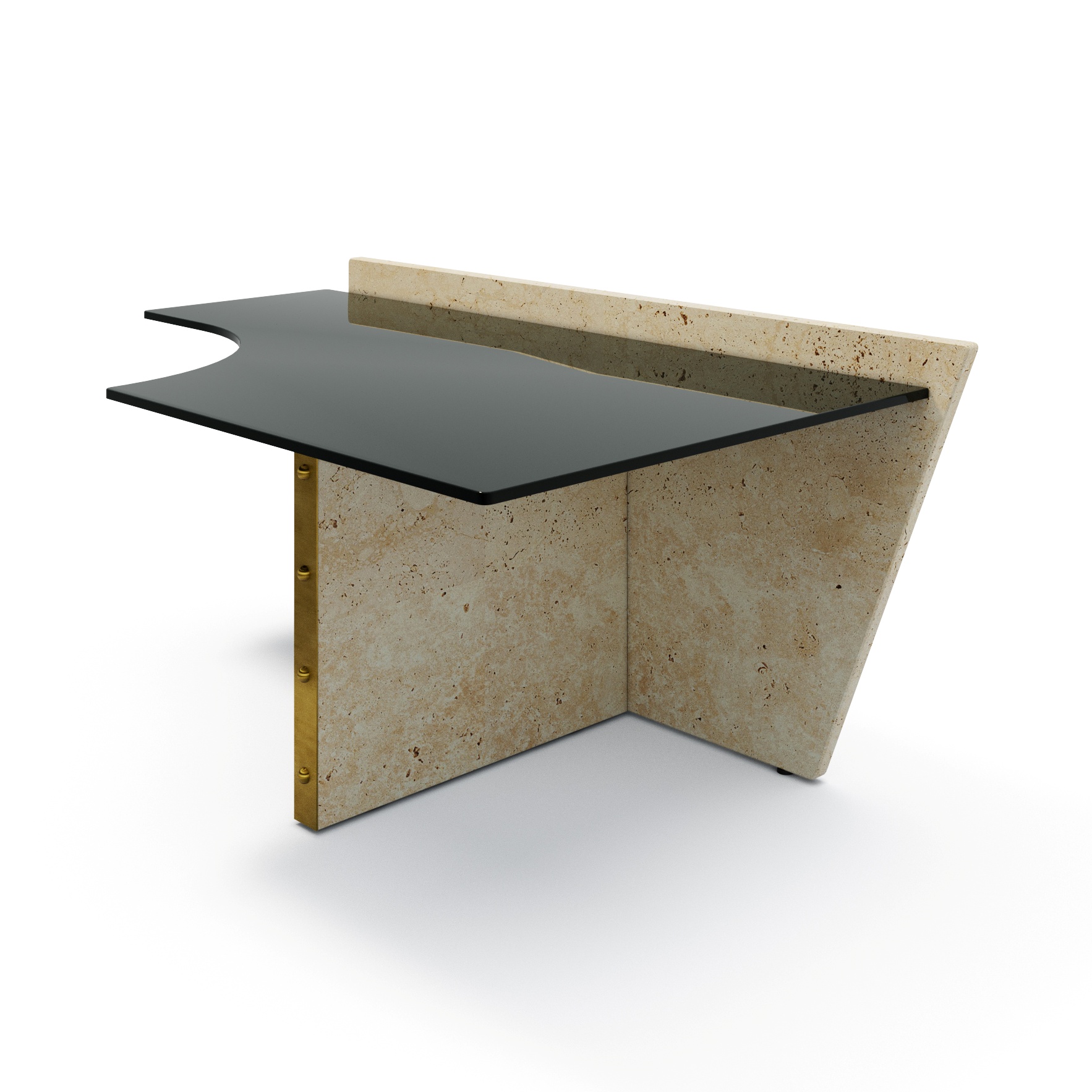 Shield - Tavolino basso sagomato